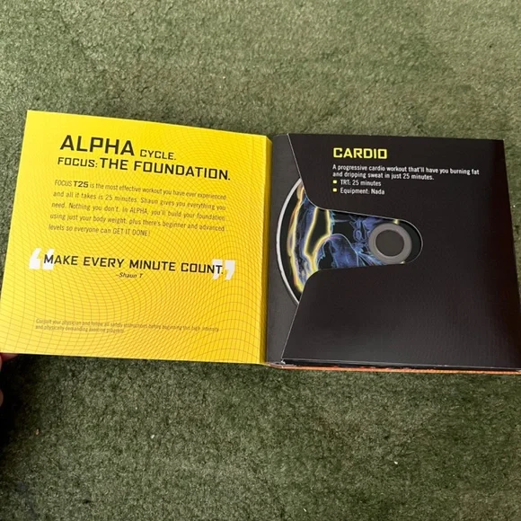 Focus T25 Get It Done DVD Set Alpha Beta 9 DVD Disc Set Exercise Cardio Fitness - Picture 4 of 15